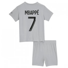 Camisetas Paris Saint Germain Mbappé 7 Segunda 2022/23 - Niño (+ Pantalones)
